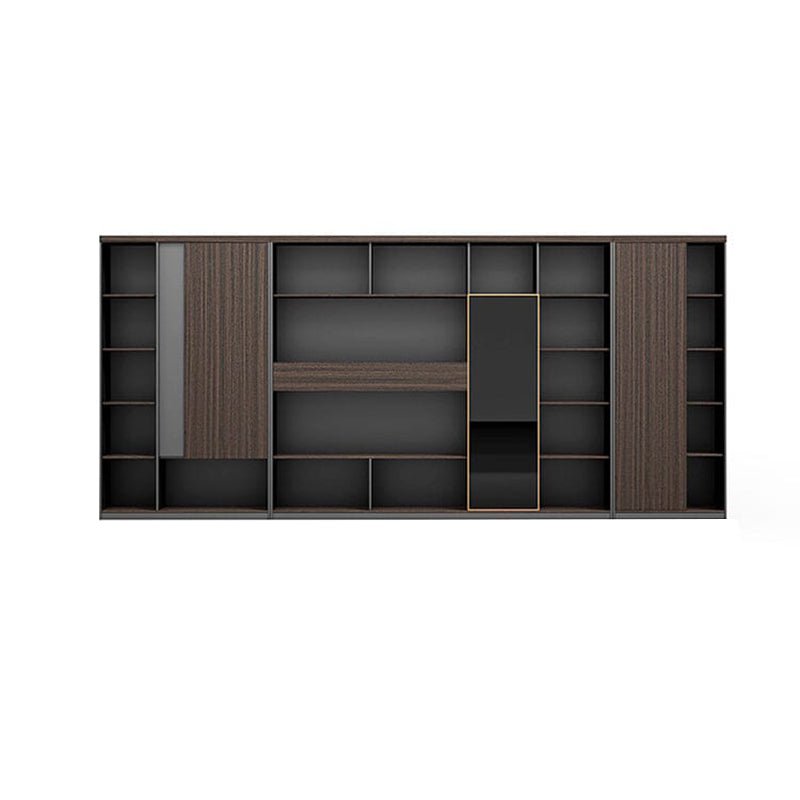 Furnavo Walnut Color Executive Desk – Refined Modern Office Workstation