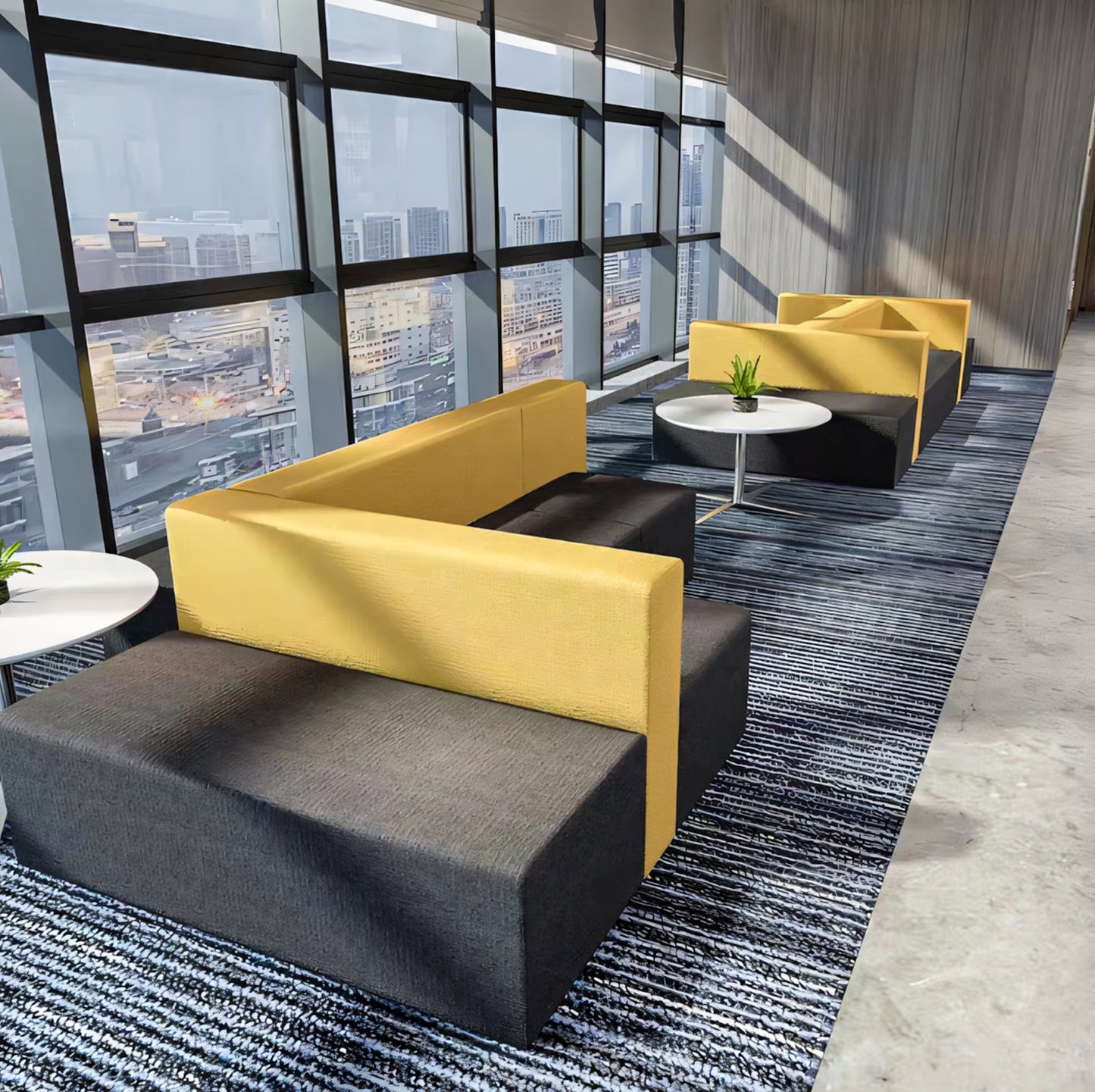 Furnavo Creative Stylish Office Reception Area Sofa Combination