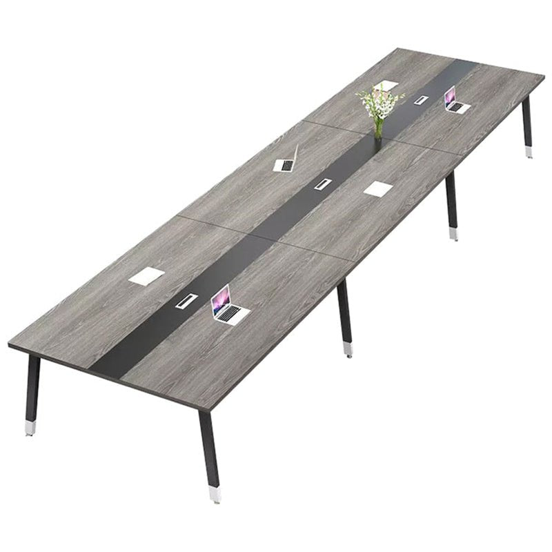 Furnavo Color-Blocking Office Conference Table – Modern Meeting Desk