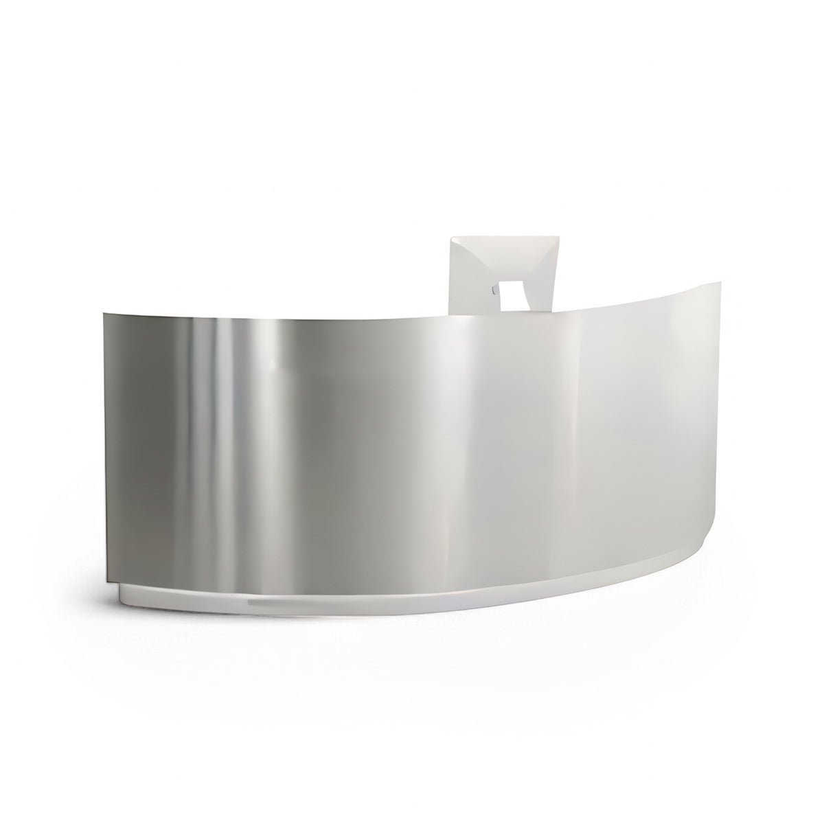 Furnavo Semi-Circular Bar Counter – Chic Modern Cashier & Reception Desk for Stores & Cafés