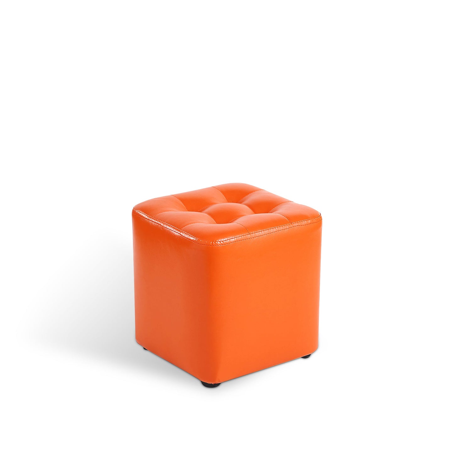 Furnavo Small Upholstered Square Stool