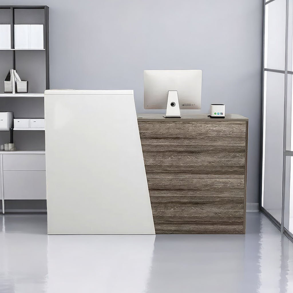 Furnavo Fashion Reception Desk – Compact Front Counter for Salons, Bars & Retail Stores
