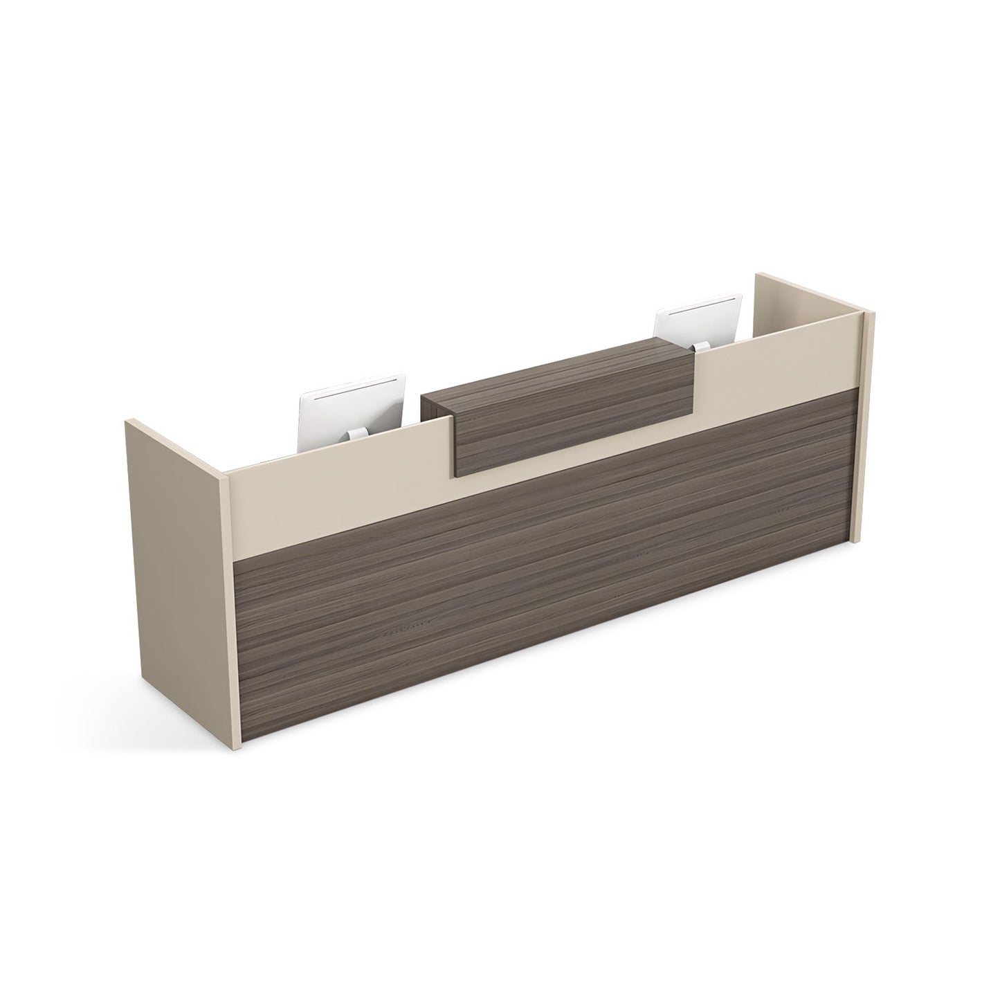 Furnavo Classic Reception Desk – Office Front Counter & Restaurant Service Station