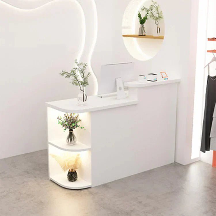 Furnavo Simple Salon Office Shop Store Institution Reception Desk