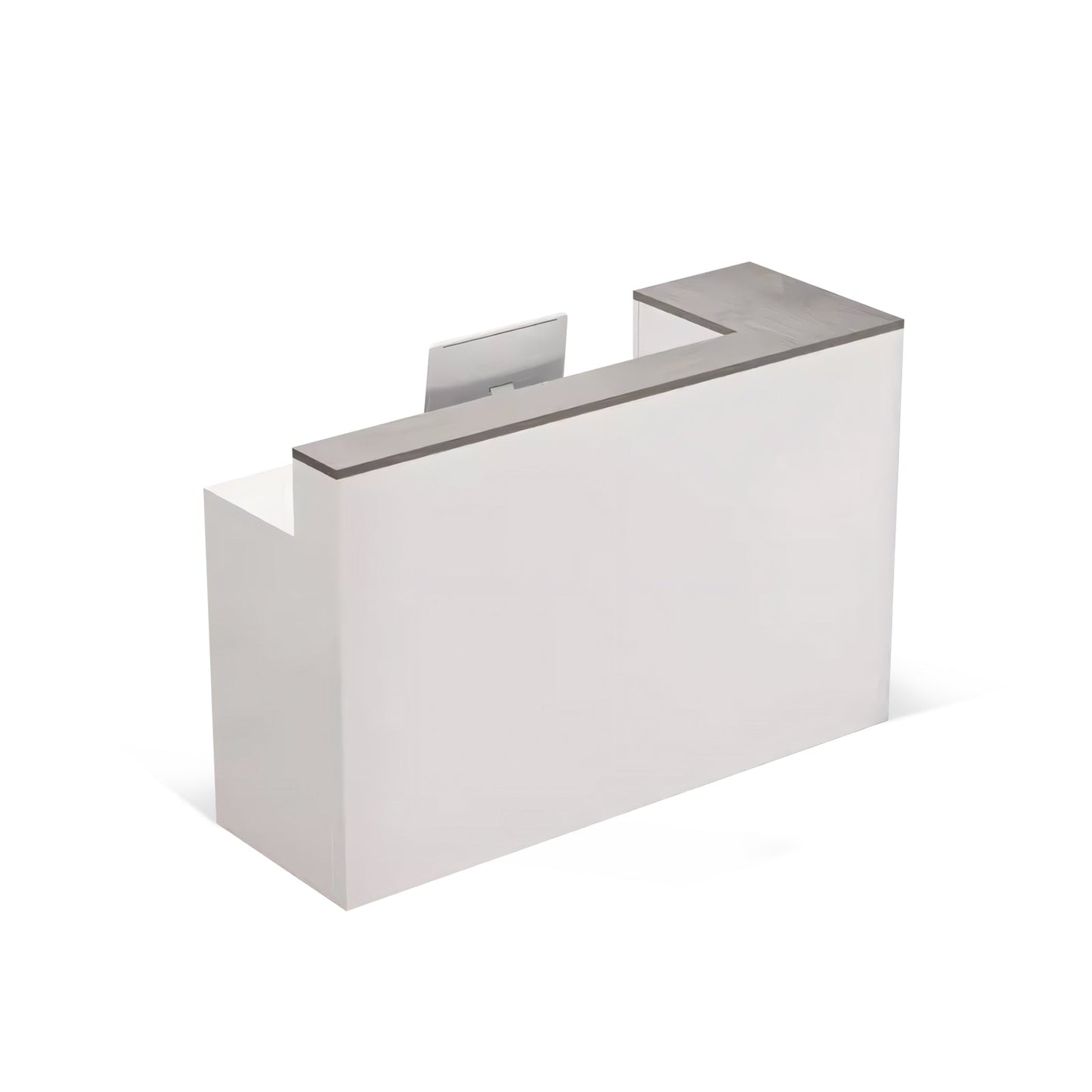 Furnavo Light Luxury Reception Desk – Modern Checkout Counter for Stores & Offices