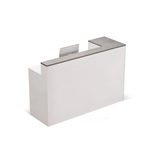 Furnavo Light Luxury Reception Desk – Modern Checkout Counter for Stores & Offices