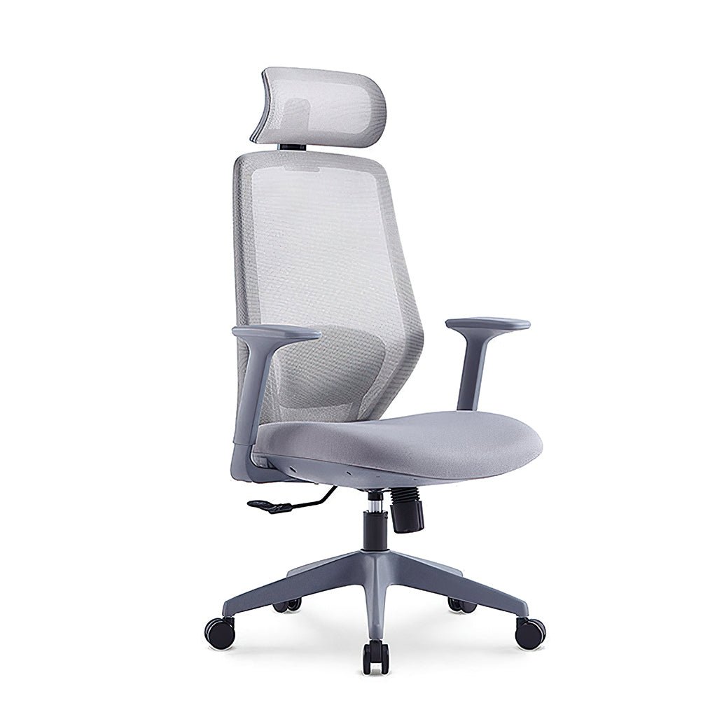 Furnavo Mesh Office Chair with Headrest and Soft Cushion
