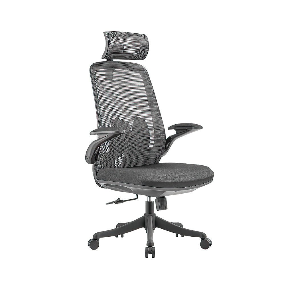 Furnavo Ergonomic Mesh Office Chair – High Back Design with Adjustable Headrest & Lumbar Support