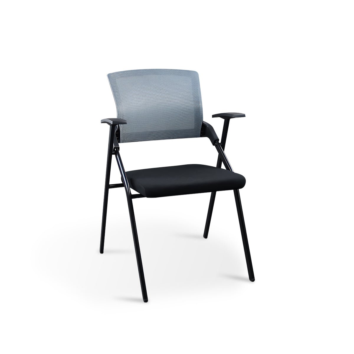 Furnavo Mesh Folding Conference Chair with Writing Tablet