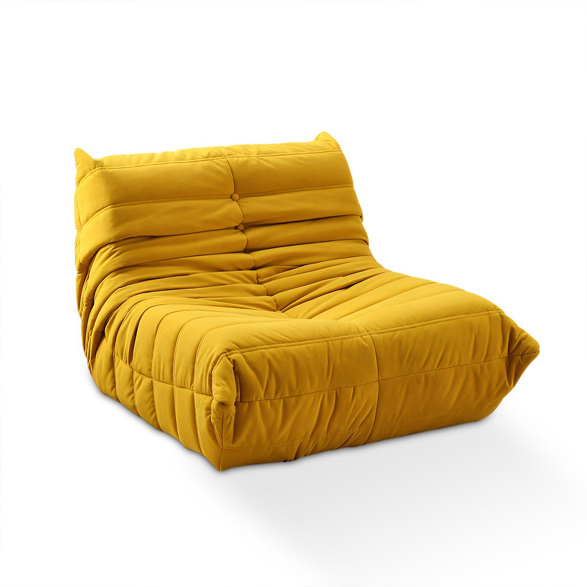 Furnavo Tatami-Style Single Sofa with Caterpillar Design