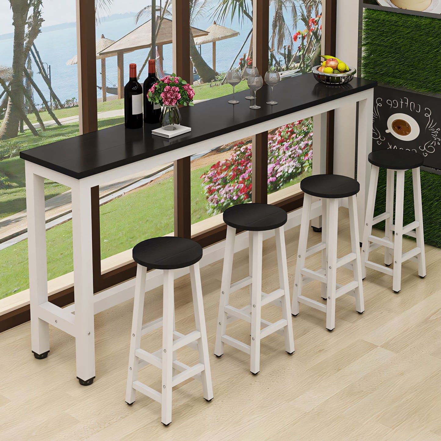 Furnavo Compact Classic Bar Table