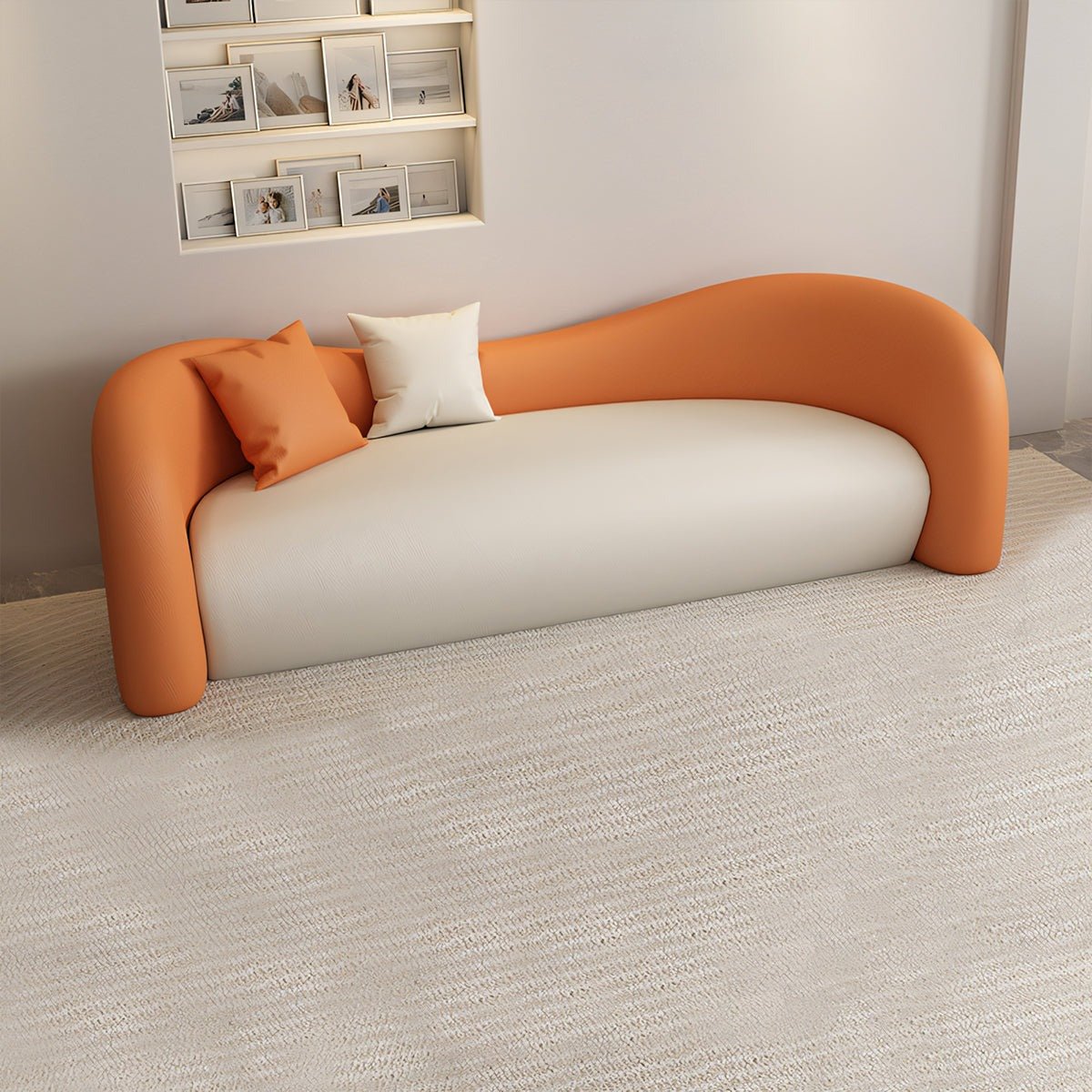 Furnavo Curved Lounge Sofa Set for Reception Areas