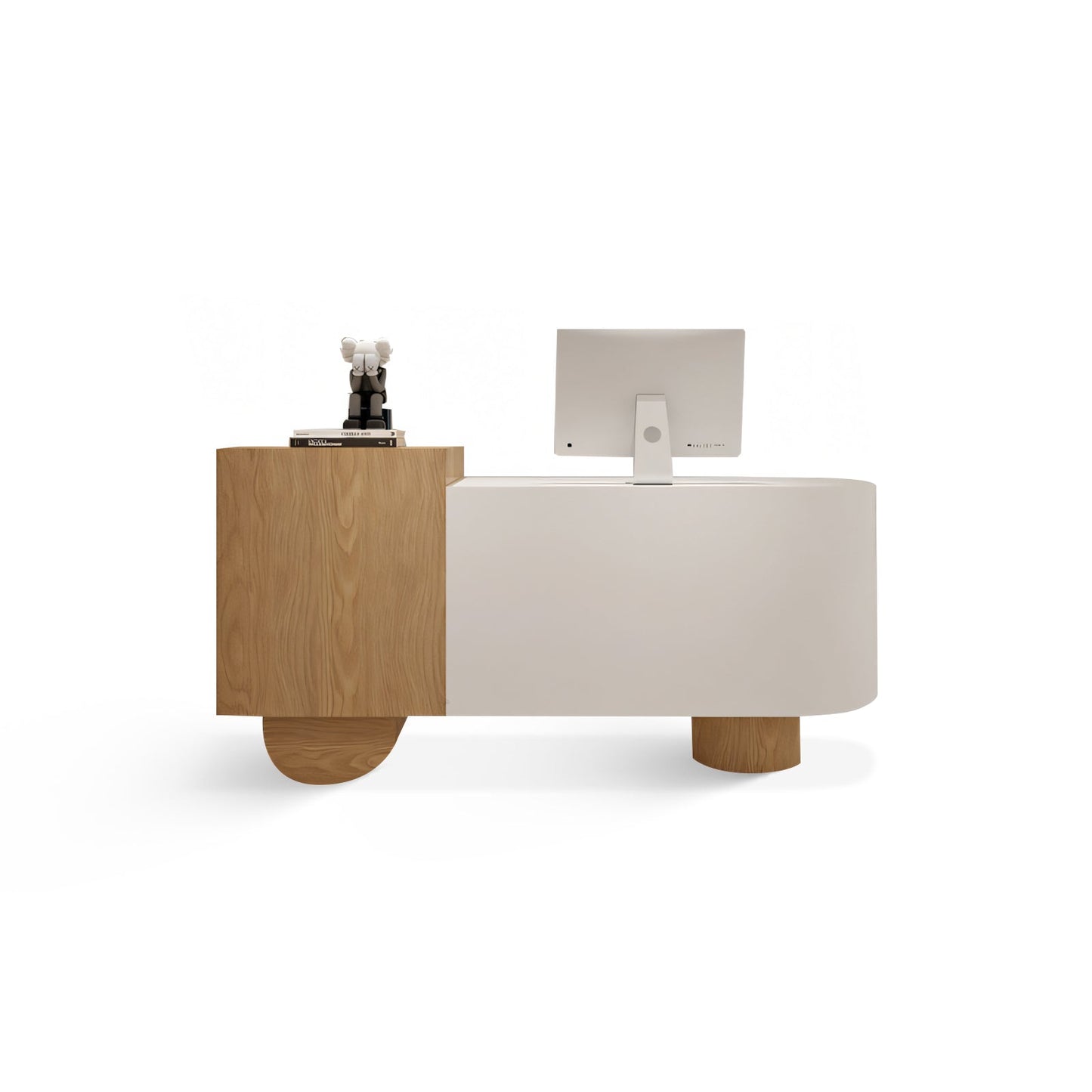 Furnavo Modern Simple Salon Store Checkout Counter Reception Desk