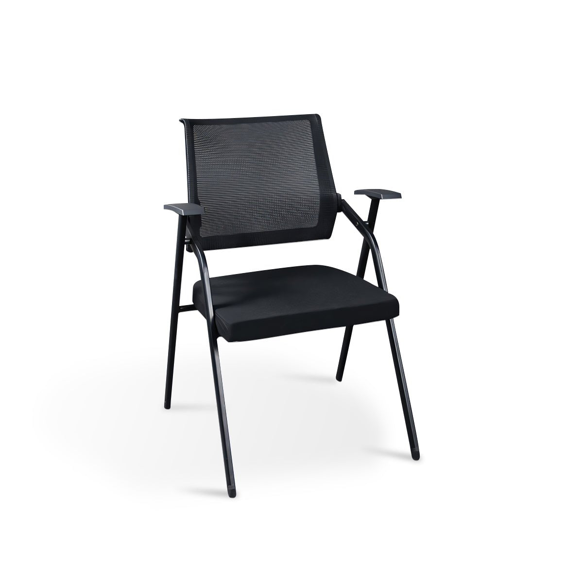 Furnavo Mesh Folding Conference Chair with Writing Tablet