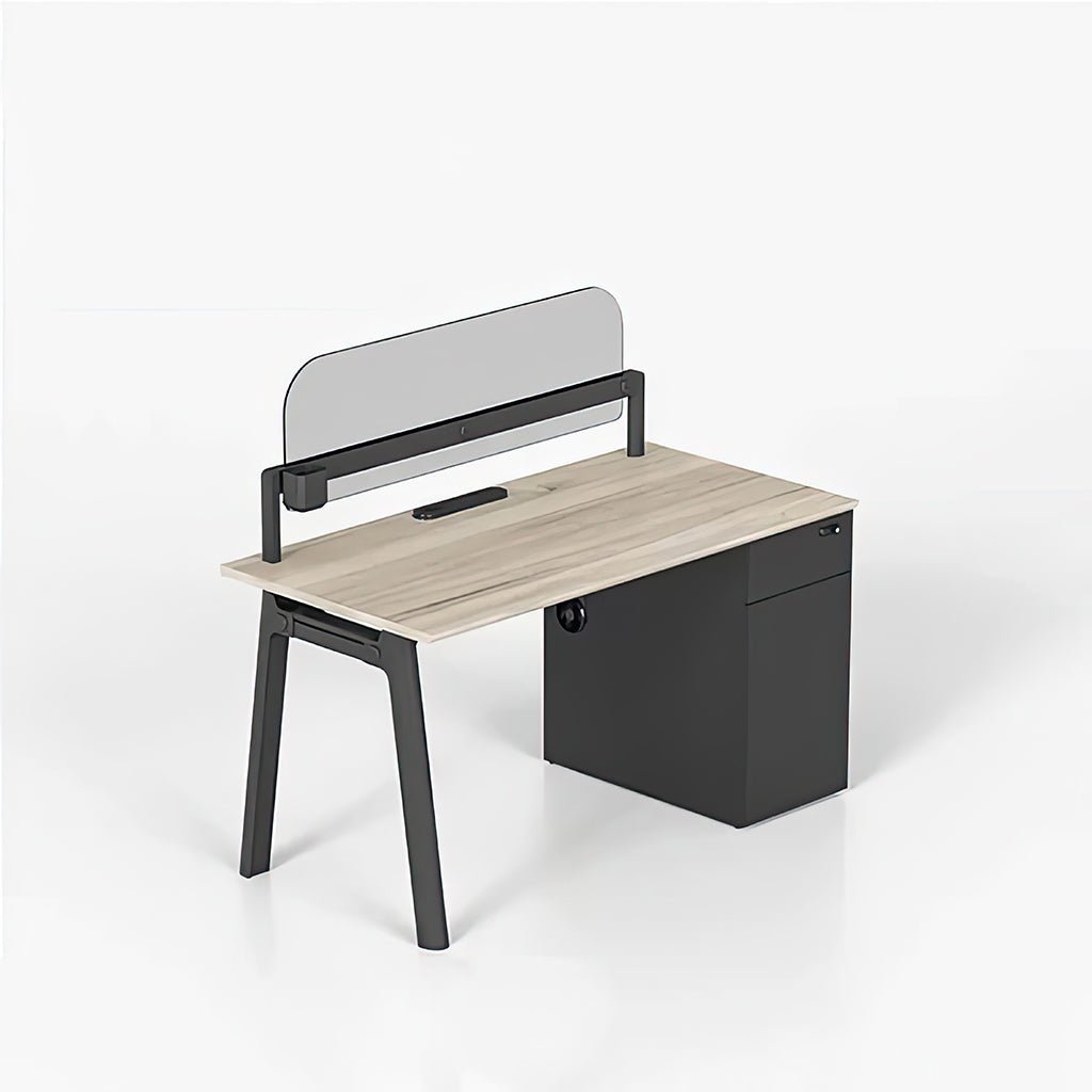 Furnavo Office Desk – Simple Modern Staff Table for Company Workspaces