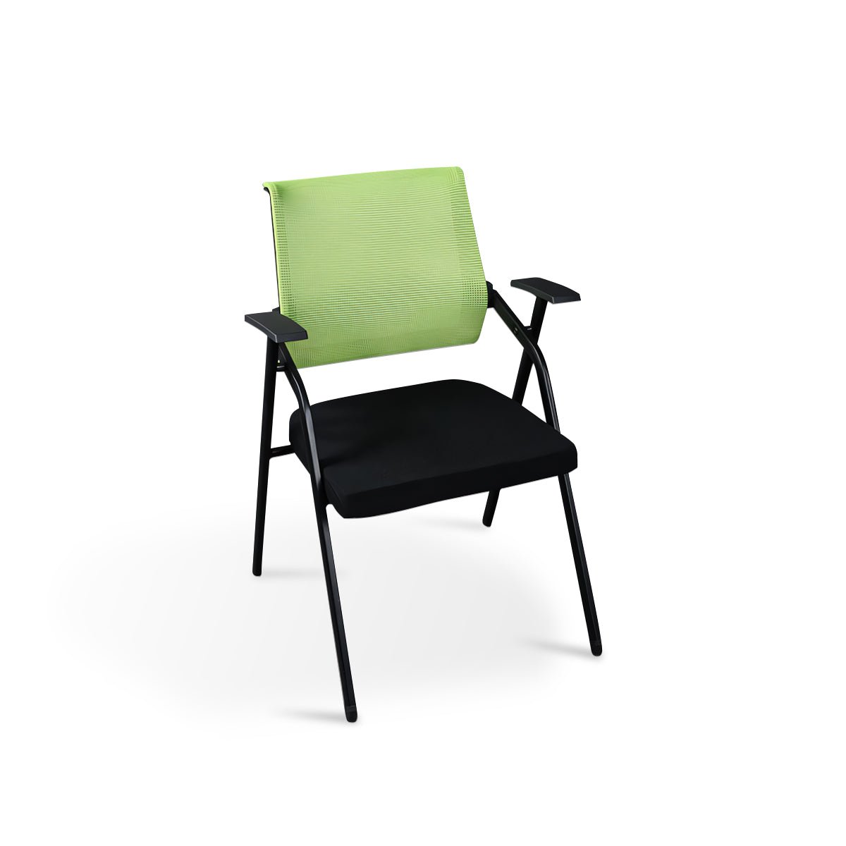 Furnavo Mesh Folding Conference Chair with Writing Tablet
