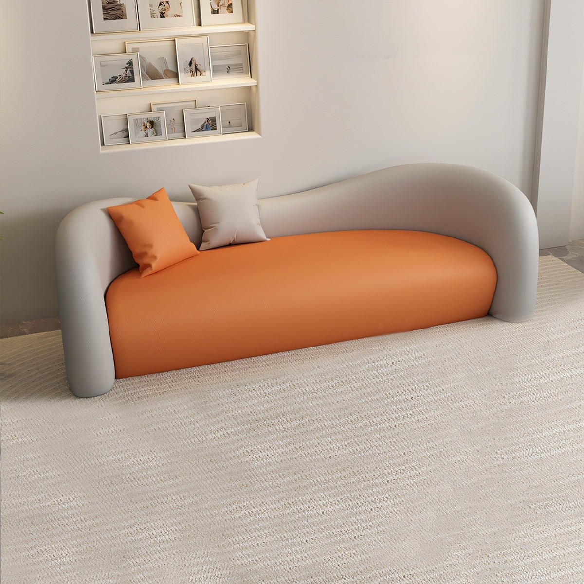 Furnavo Curved Lounge Sofa Set for Reception Areas