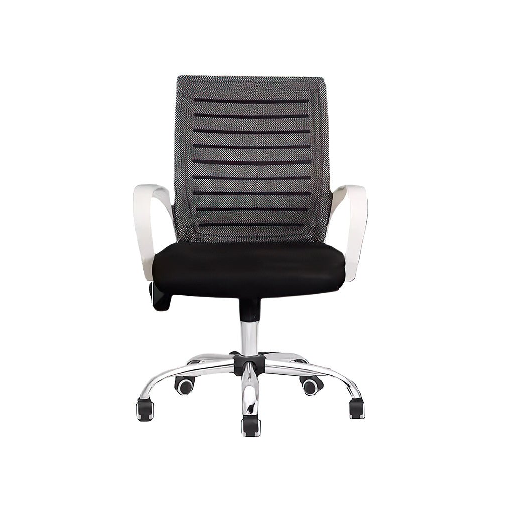 Furnavo Ergonomic Mesh Mid Back Computer Chair Black