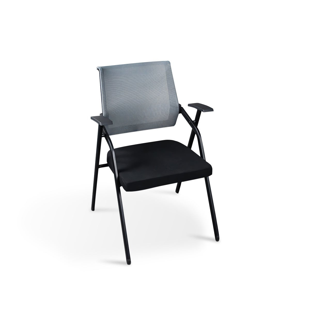 Furnavo Mesh Folding Conference Chair with Writing Tablet
