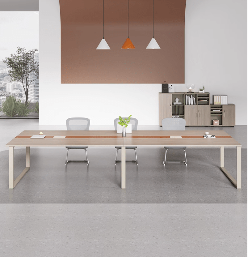 Furnavo Simple Conference Table – Modern Office Meeting Room Desk