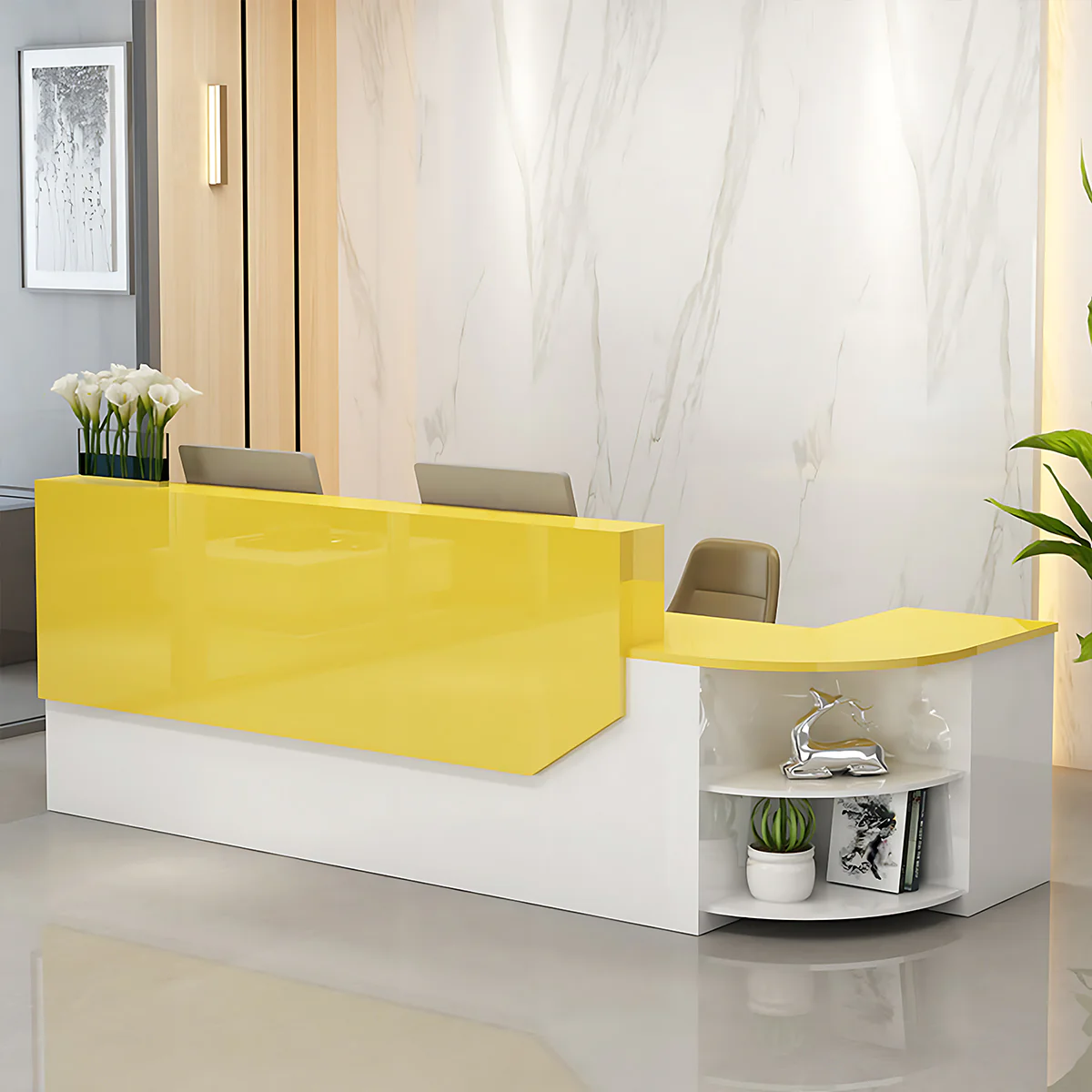 Furnavo Classic Salon Office Shop Store Institution Reception Desk