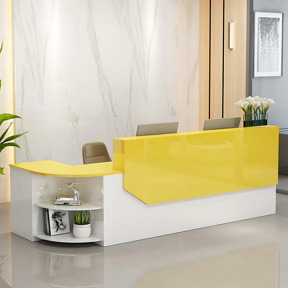 Furnavo Classic Salon Office Shop Store Institution Reception Desk