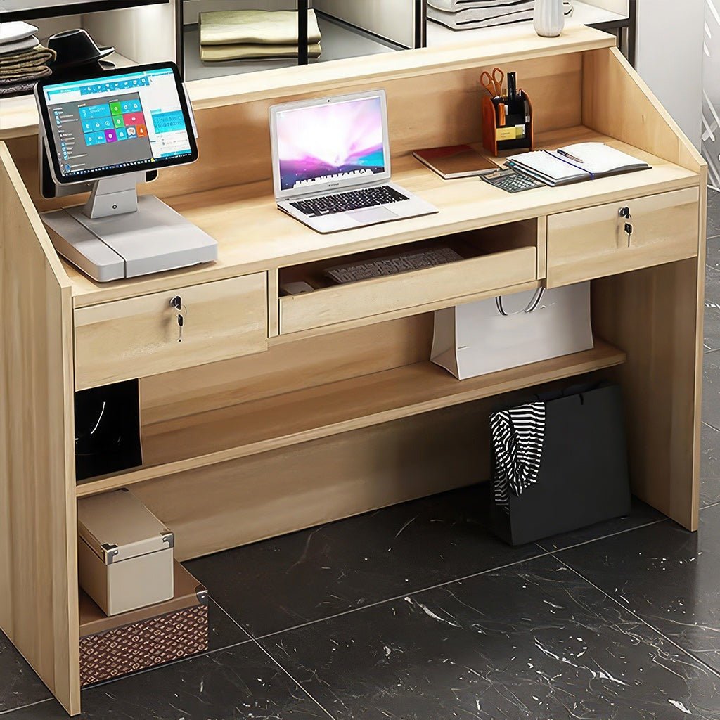 Furnavo Fashion Stylish Store Salon Reception Desk Checkout Counter