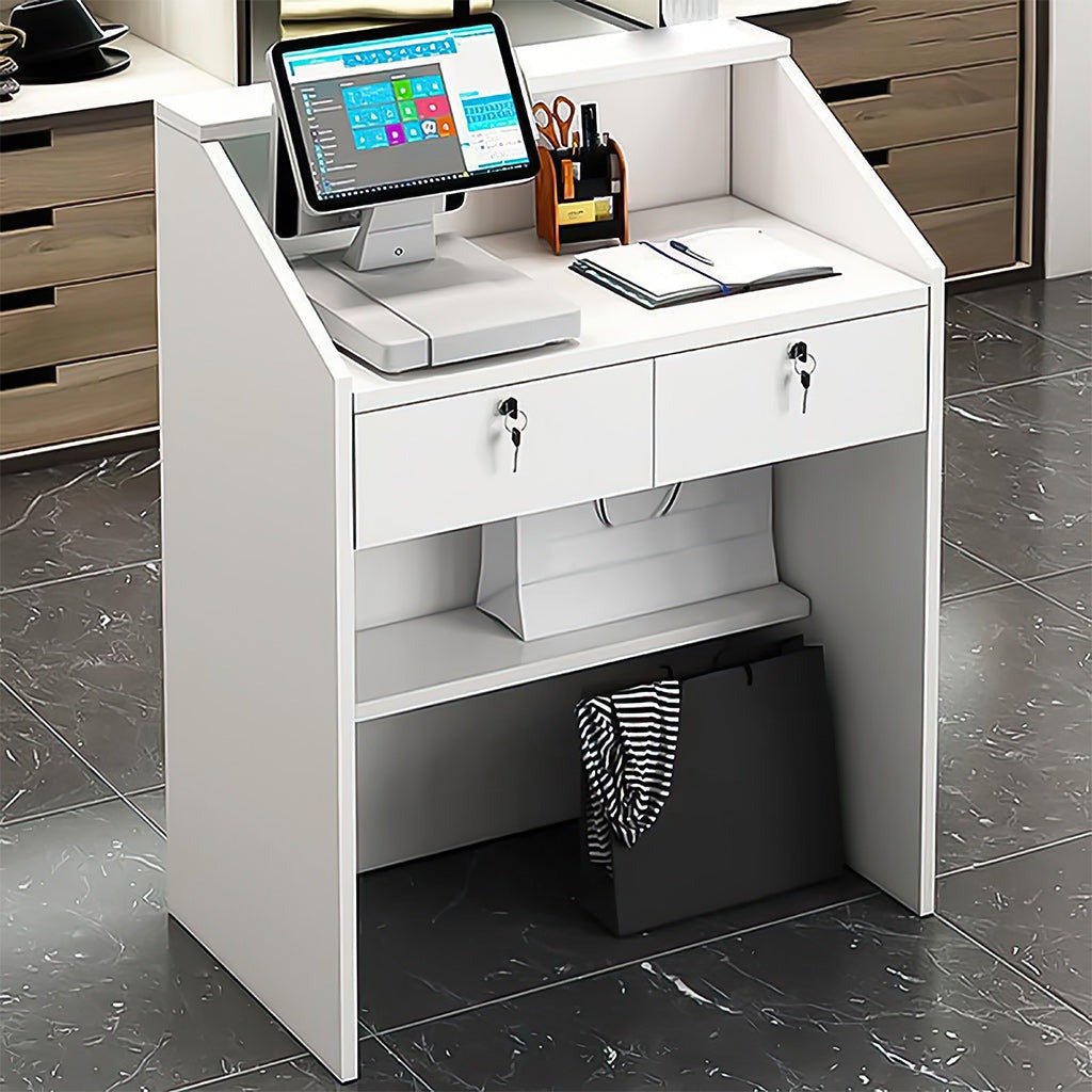 Furnavo Fashion Stylish Store Salon Reception Desk Checkout Counter