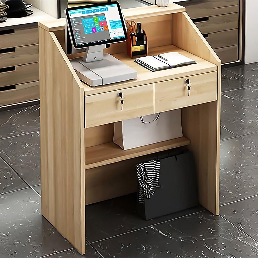 Furnavo Fashion Stylish Store Salon Reception Desk Checkout Counter