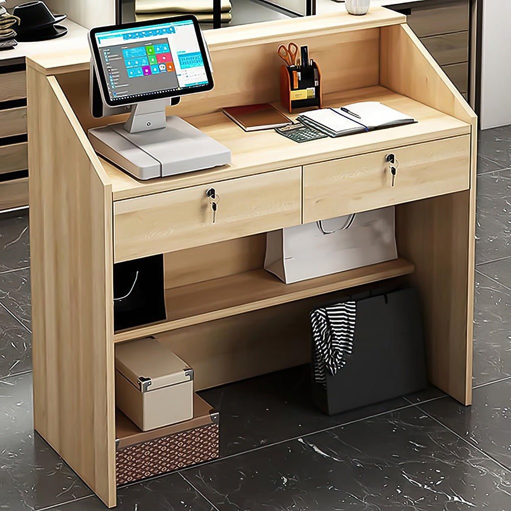 Furnavo Fashion Stylish Store Salon Reception Desk Checkout Counter