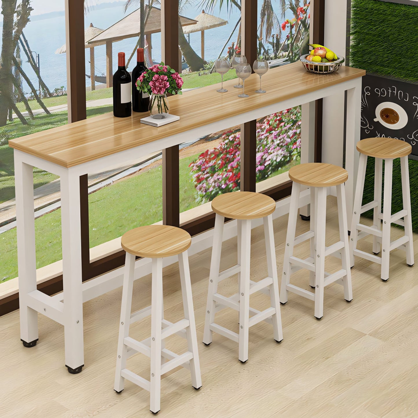 Furnavo Compact Classic Bar Table