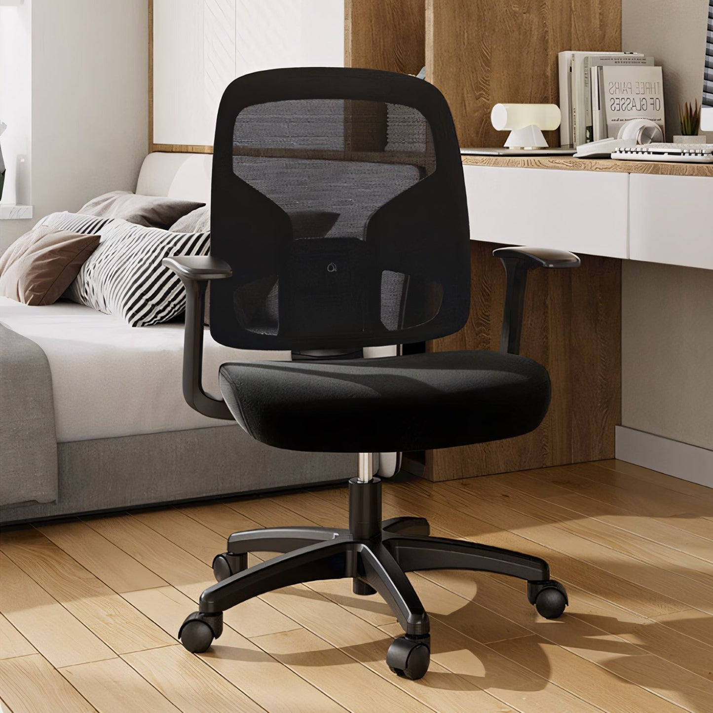 Furnavo Ergonomic Office Staff Chair – Classic Comfort Seat for Daily Work