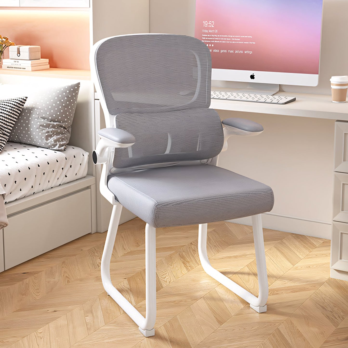 Furnavo Office Gaming Chair with Lumbar Support