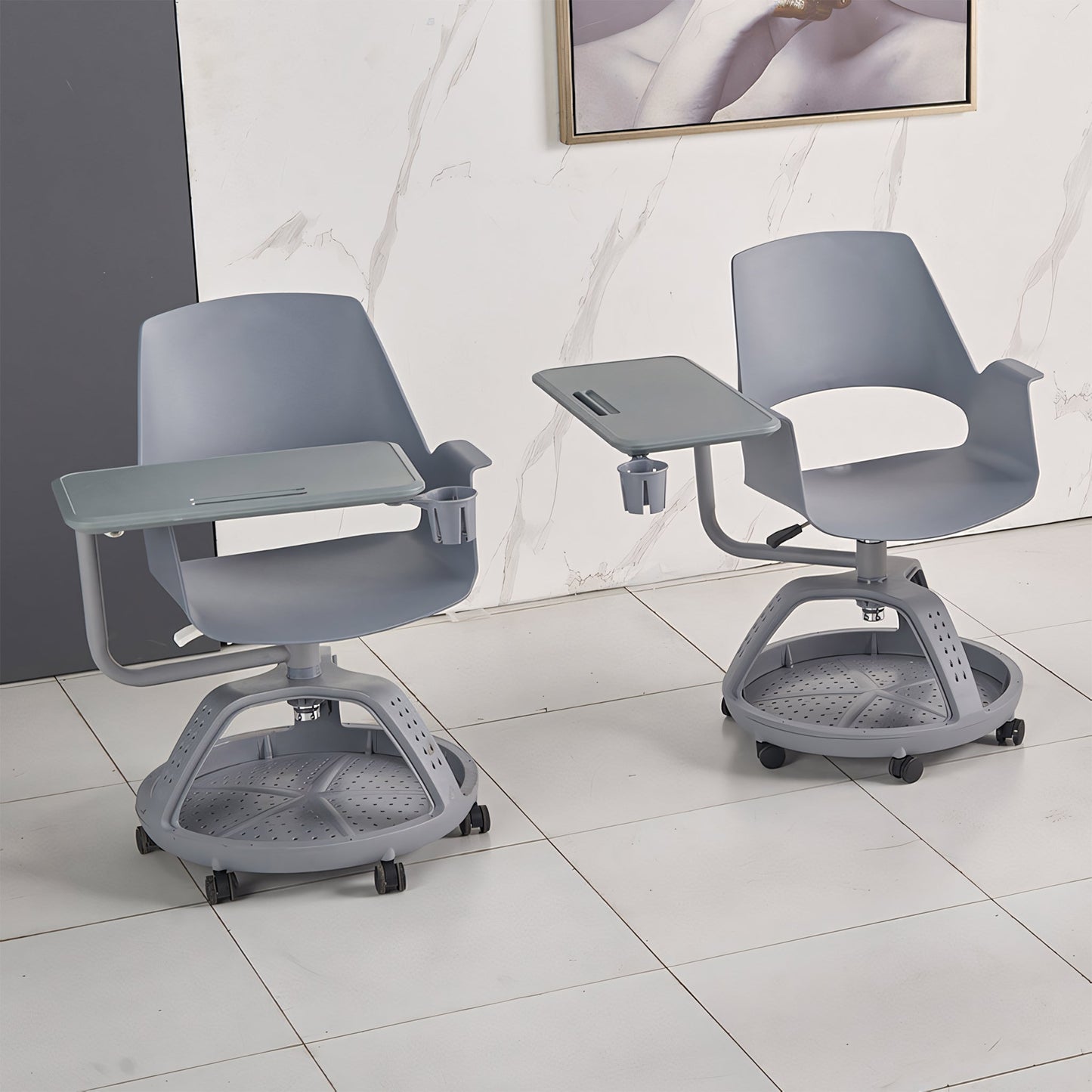 Furnavo Rotating Training Chair with Large Writing Tablet