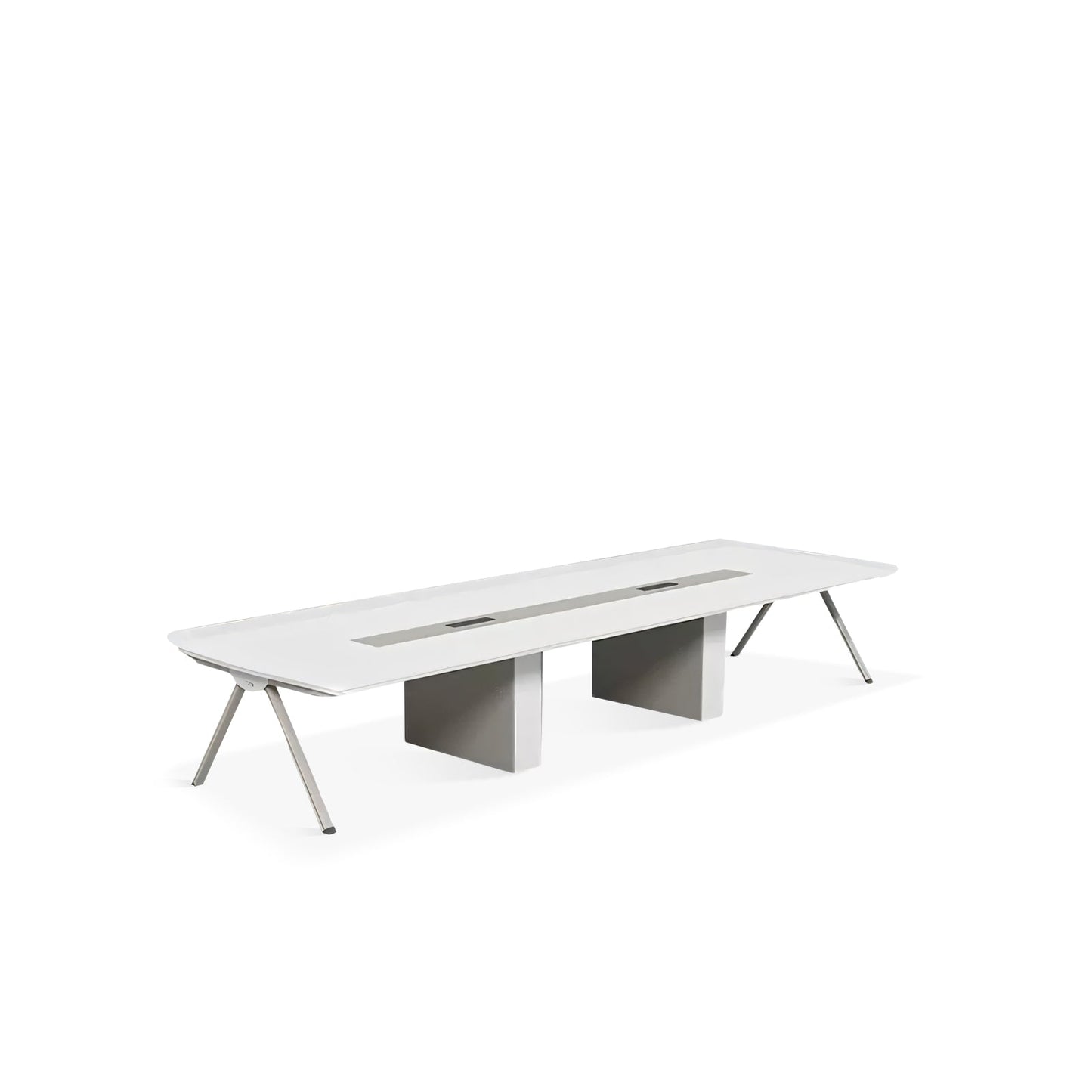 Furnavo Simple Conference Table & Chairs – Modern Meeting Set
