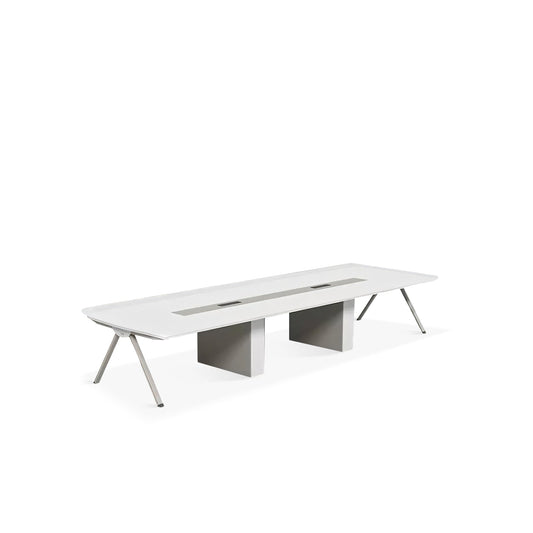 Furnavo Simple Conference Table & Chairs – Modern Meeting Set