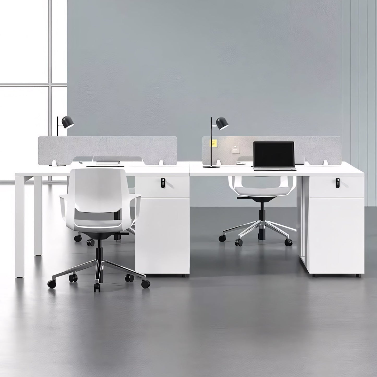 Furnavo Staff Office Computer Desk – Modern Work Table for Productive Workspaces