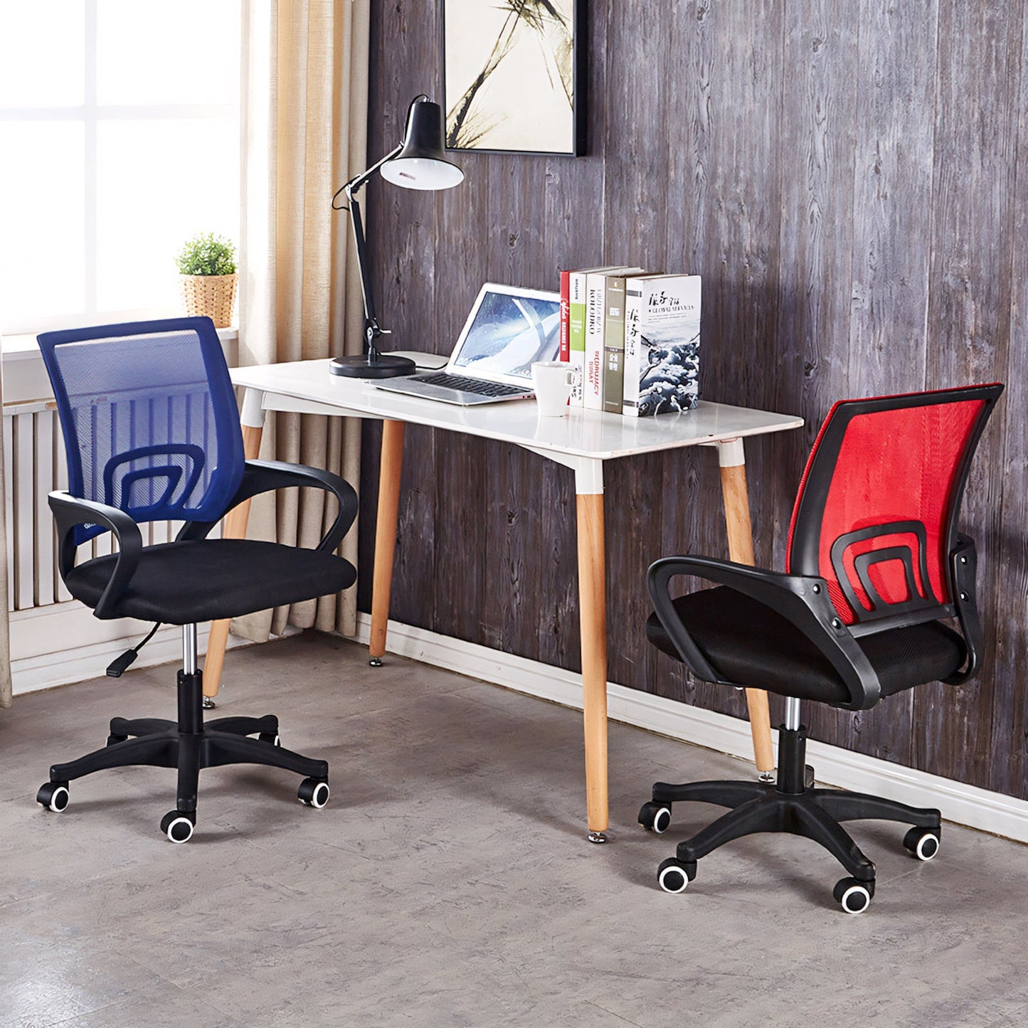 Furnavo Mesh Backrest Height Adjustable Office Chair