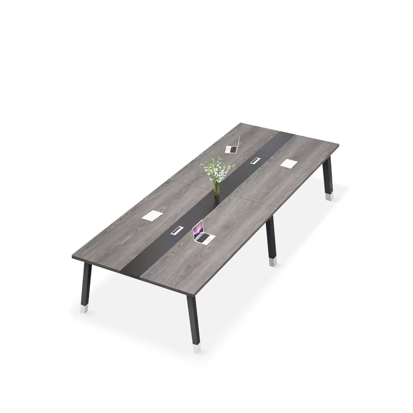 Furnavo Color-Blocking Office Conference Table – Modern Meeting Desk
