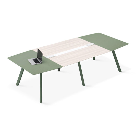 Furnavo Color-Blocking Modern Conference Table – Simple Meeting Desk