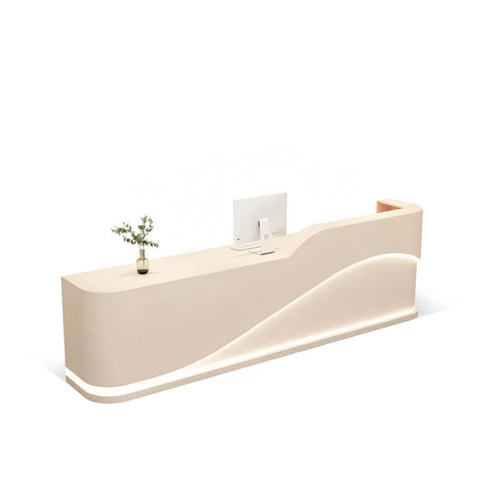 Furnavo Fashionable Reception Desk – Modern Checkout Counter for Salons & Institutions