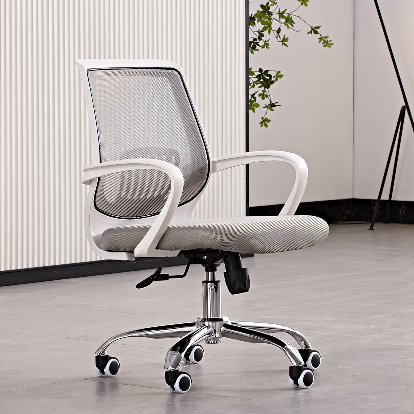 Furnavo Swivel Office Chair with Comfortable Backrest