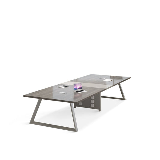Furnavo Simple Modern Office Desk – Training Conference Table for Professional Spaces