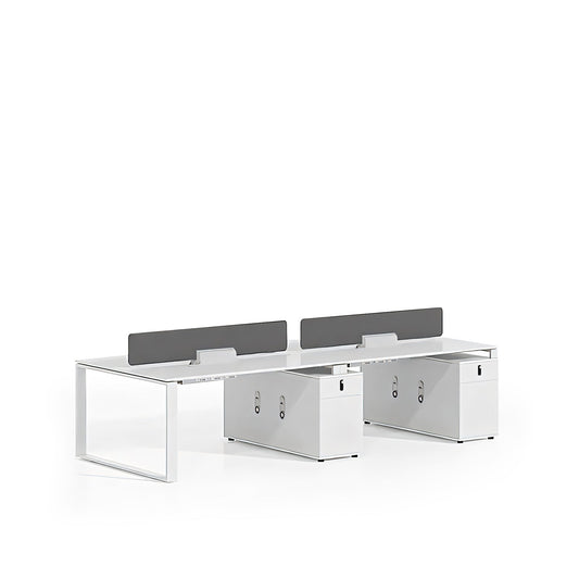 Furnavo Modern Office Desk & Chair Set – Streamlined Workspace Combo for Home or Corporate Use