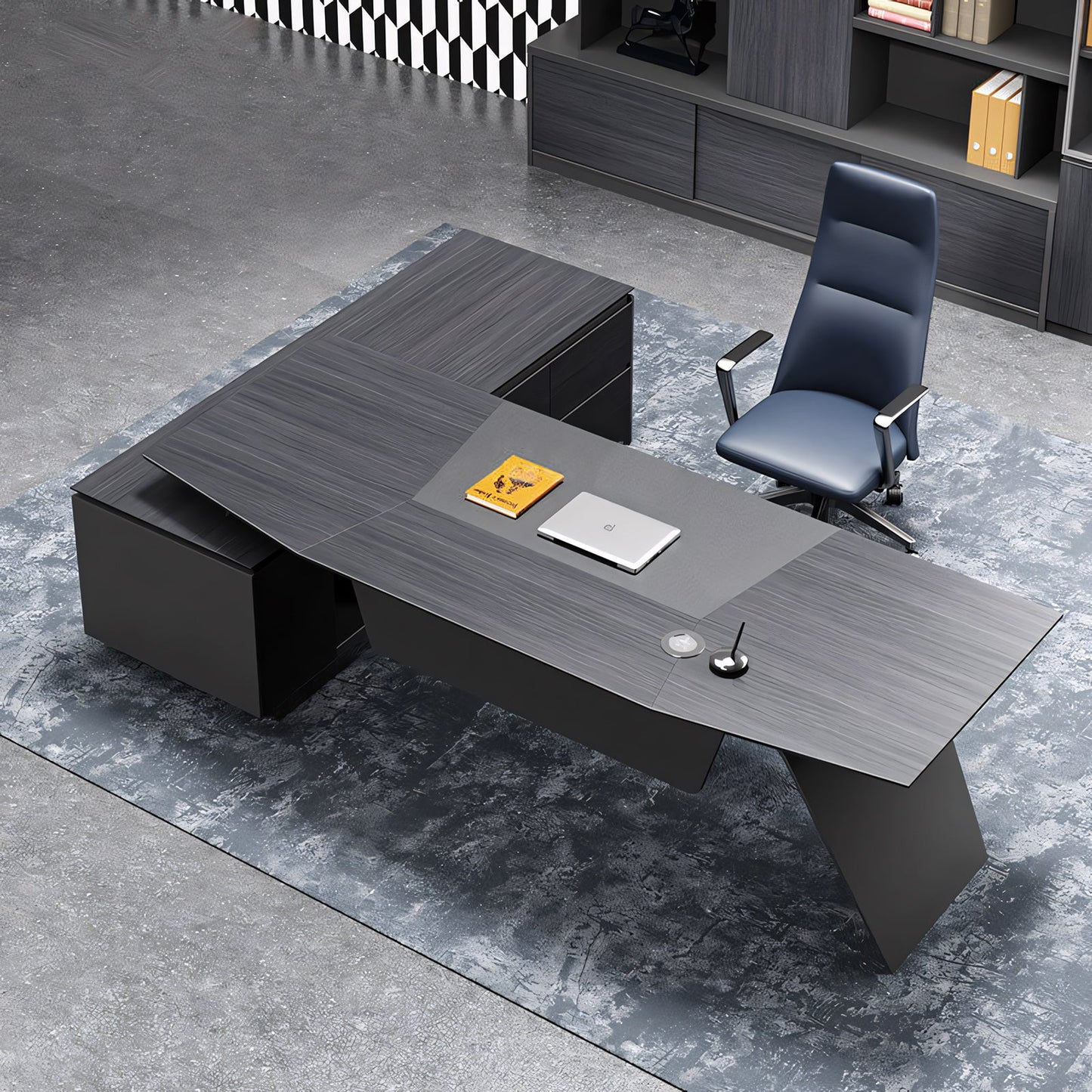 Furnavo Modern Boss Office Desk – Clean Design Manager Table