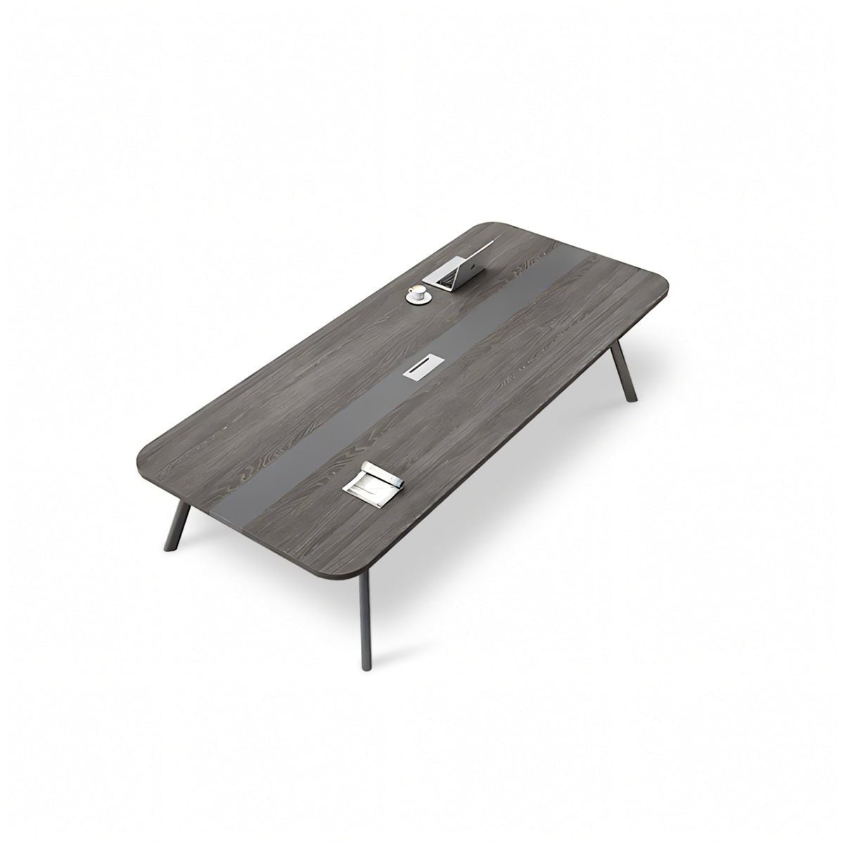 Furnavo Conference Table with Built-In Power Sockets