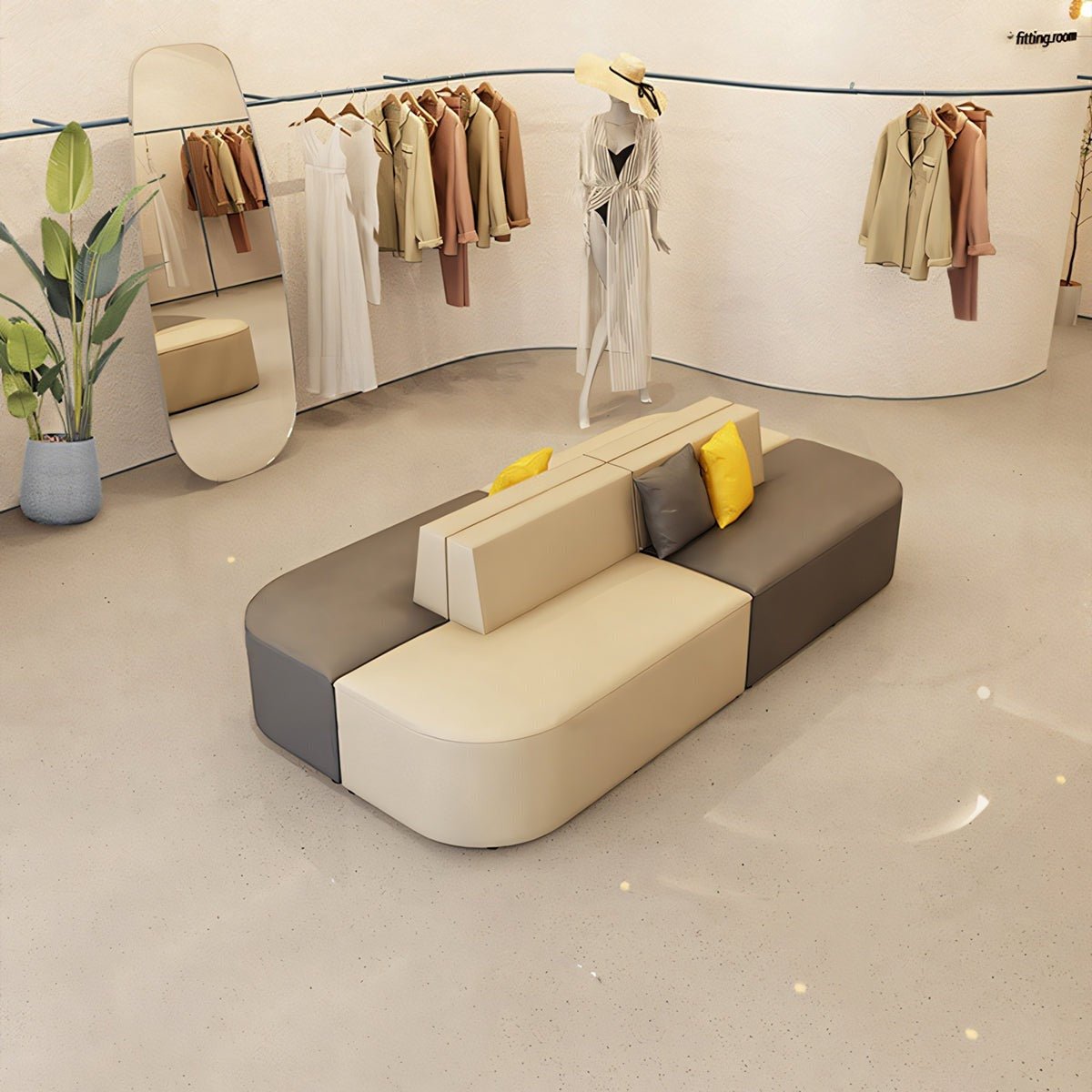 Furnavo Modular Lounge Sofa Set for Office and Reception Areas