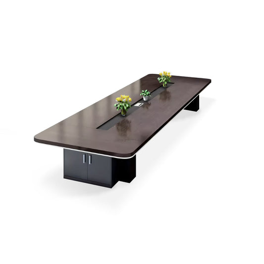 Furnavo Chic Office Conference Table – Elegant Modern Meeting Desk