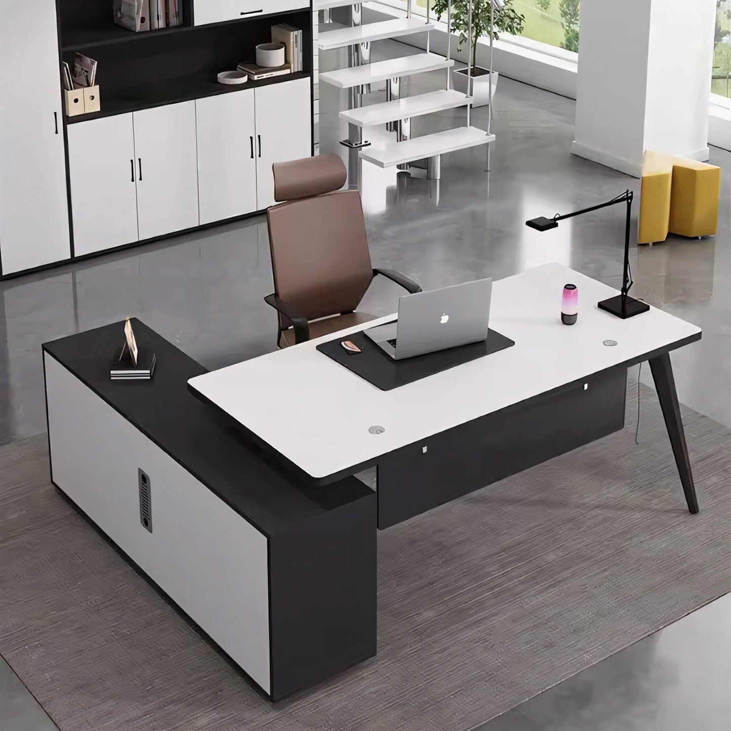 Furnavo Executive Office Desk – Clean Modern Work Table