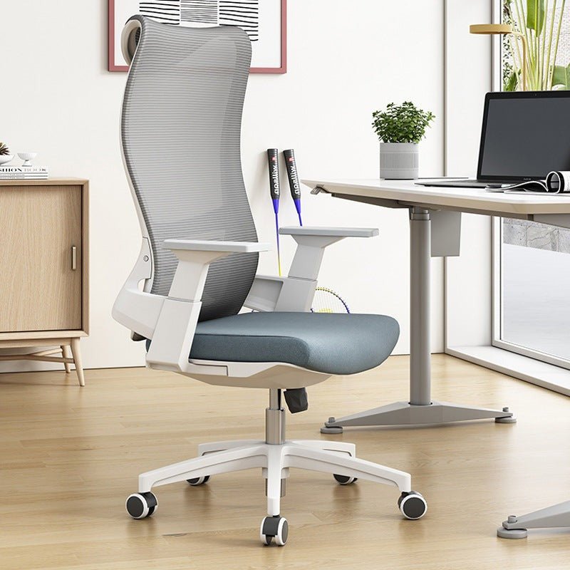 Furnavo Lifting Office Mesh Chair With Casters